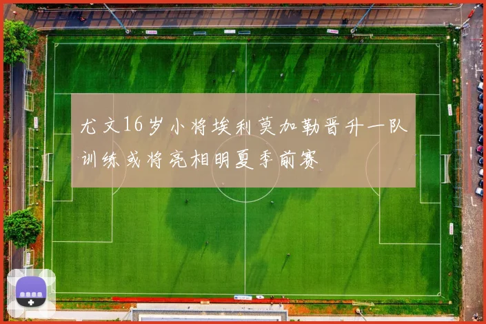 尤文16岁小将埃利莫加勒晋升一队训练或将亮相明夏季前赛